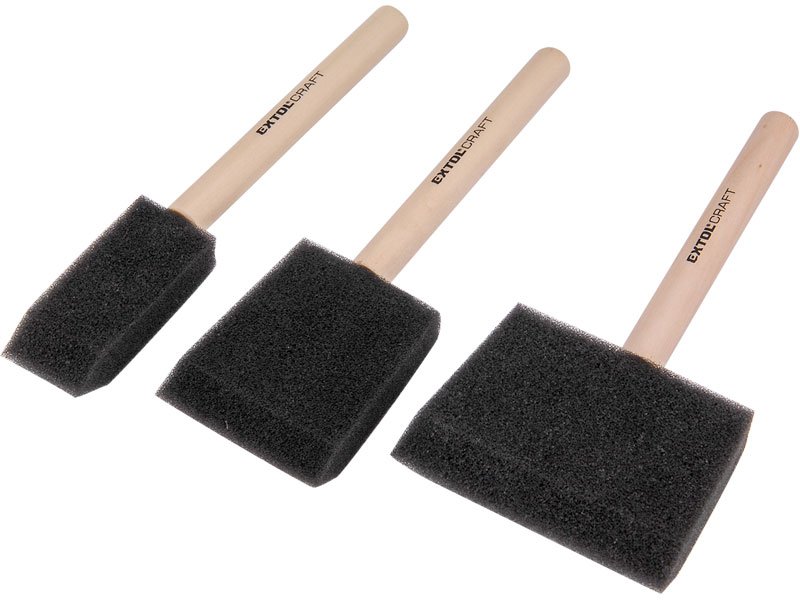pędzelki gąbkowe komplet 3szt. pędzelki gąbkowe komplet 3szt.