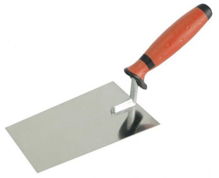 kielnia trapezowa nierdzewna 160mm rączka dwukomp. kielnia trapezowa nierdzewna 160mm rączka dwukomp.